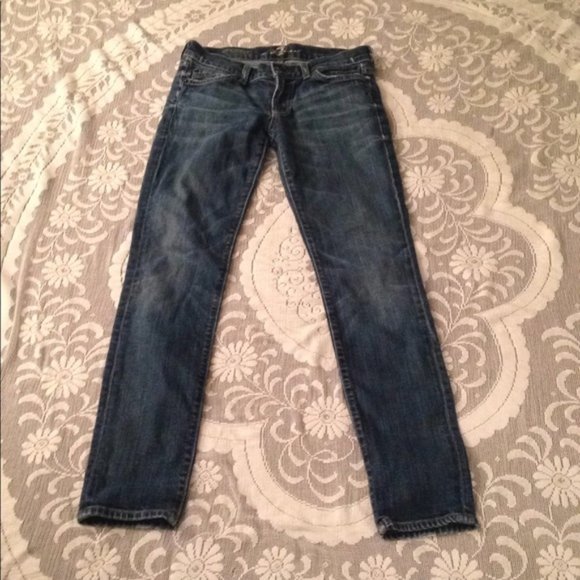7 FOR ALL MANKIND ORGANIC COTTON SUPER SKINNY JEAN - Picture 2 of 9